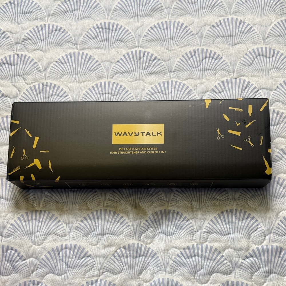 Wavytalk Pro Airflow Hair Styler 2-in-1 Straightener Curler Like New - Picture 2 of 4